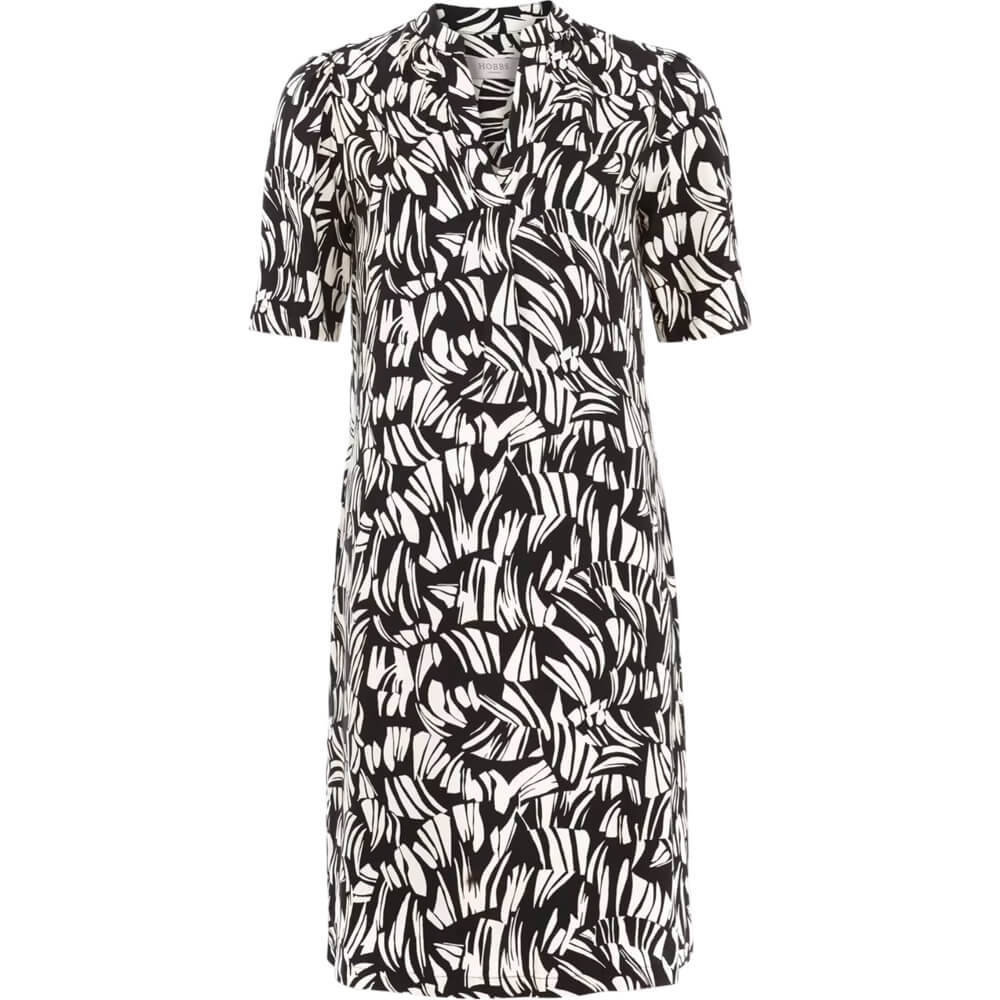 Hobbs Lucille Mandarin Collar Tunic Dress